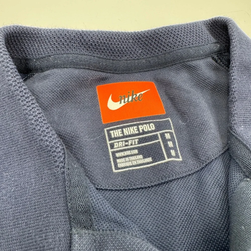 Nike The Nike Polo Kids Medium DRI-FIT Performance Blue Short‎ Sleeve